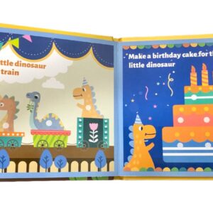 Libro didáctico dinosaurio