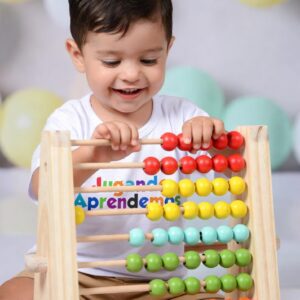 Alternative view of Ábaco Tablero de Madera | Juego didáctico de conteo