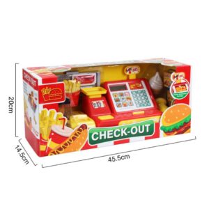 Alternative view of Caja Registradora Comida Rápida – Juego de roles interactivo