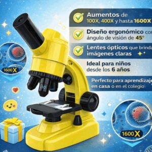 Microscopio Educativo 40X/1600X