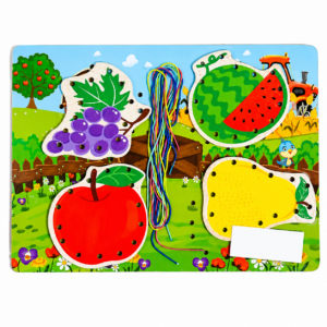 TABLA DE ENHEBRAR FRUTAS
