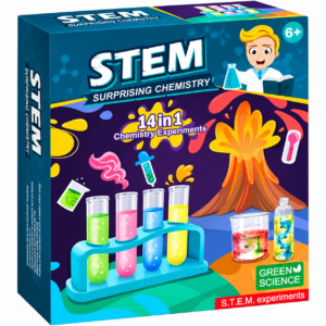 Kit de Química para Niños STEM 14 en 1 – Experimentos Científicos